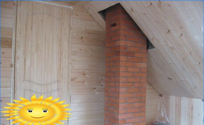 Hoe maak je een ventilatie- en schoorsteendoorgang door het dak