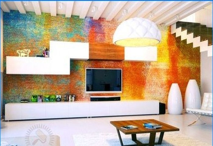 Decoratief schilderen van muren in plaats van behang