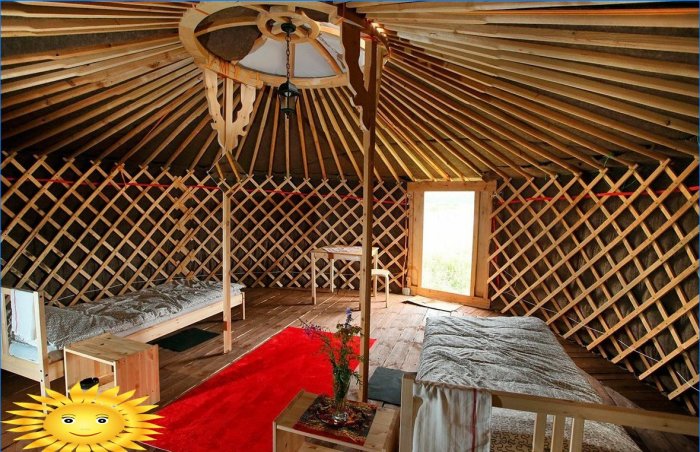 DIY yurt - stap voor stap instructies