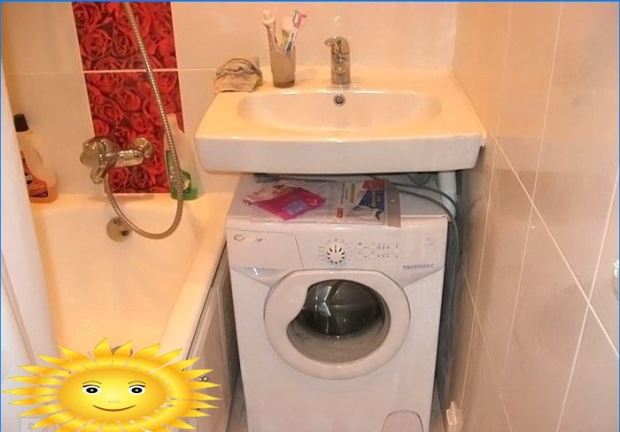 Doe-het-zelf wasmachine installatie