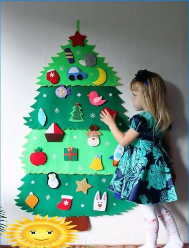 De kerstboom beschermen tegen kinderen en katten