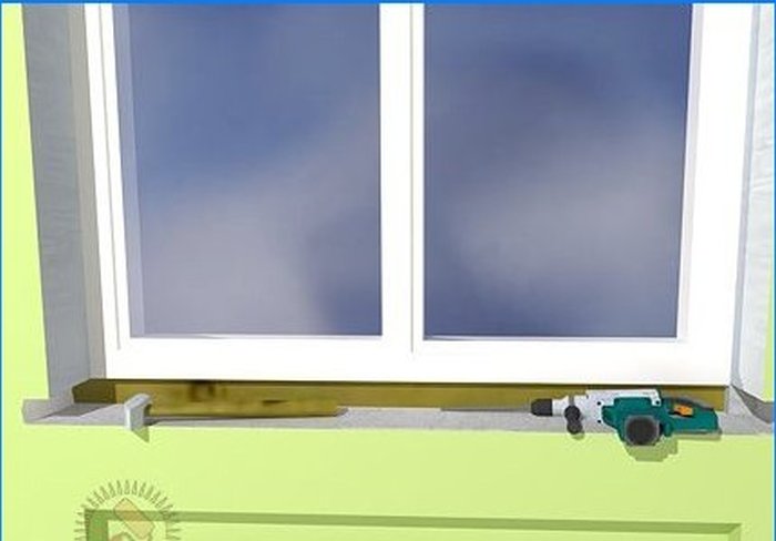 Zelf een vensterbank installeren - wat is er eenvoudiger
