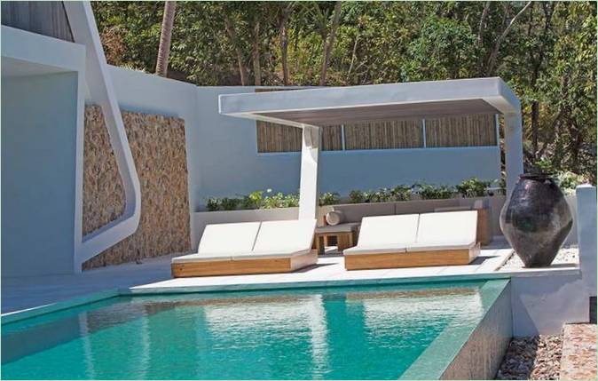 Celadon Villa zwembad lounge
