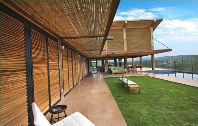 Terras bij familieverblijf Mountain House in Brazilië