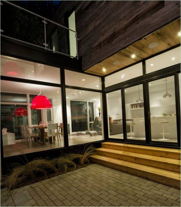 Een Zen minimalistisch design huis in Ottawa