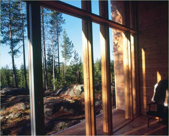 Creatieve en moderne Villa Valtanen in het verre, koude Lapland