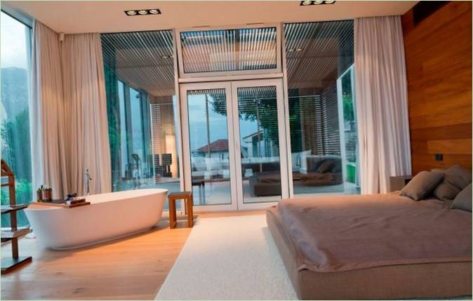 Slaapkamer van een villa van SL Project in Gurzuf, de Krim