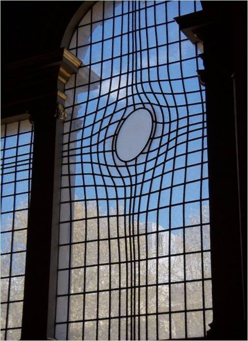 Abstract ontwerp - vervormd raam