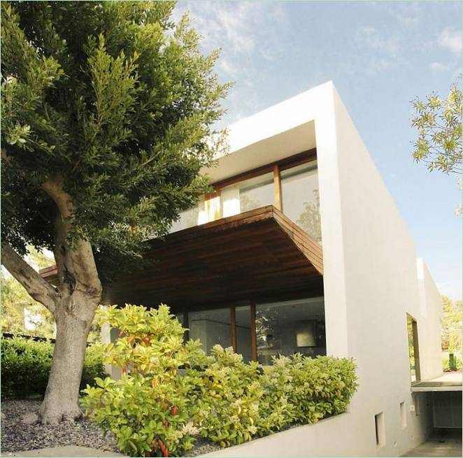 Een huis met ongewone geometrie in Valencia