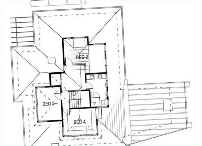 Kew House layout in Melbourne