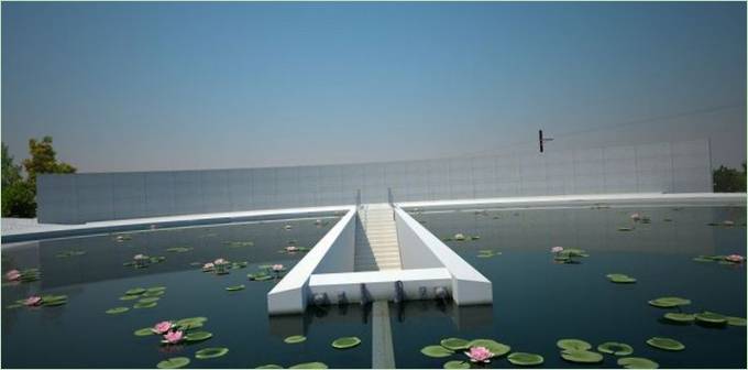 Het ontwerpen van kunstmatige meren: een watertempel