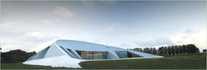 Futuristische villa Croft van James Stockwell Architects in Australië