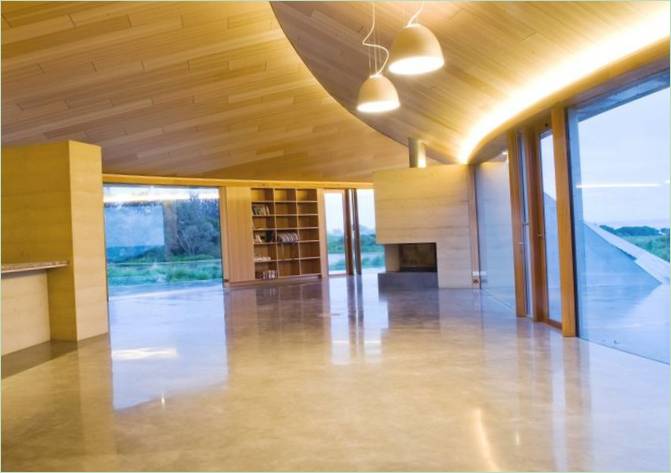Villa Croft hal door James Stockwell Architects in Australië