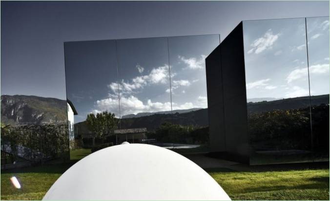 Het Spiegelhuis van Peter Pichler Architectuur in Italië