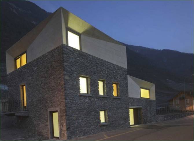 Interieurontwerp voor een huis in Zwitserland