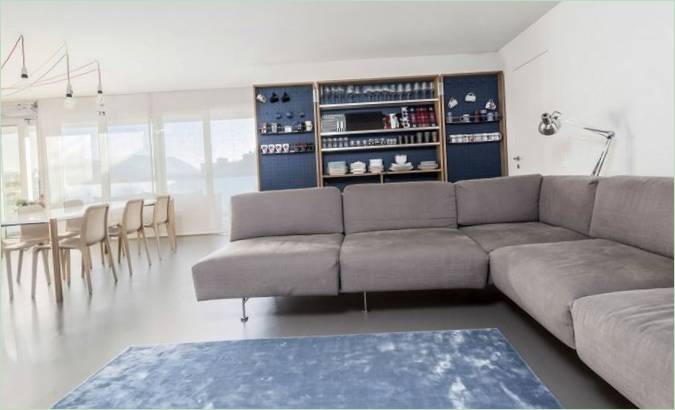 Het ontwerp van een buitengewoon huis voor een modern echtpaar in Lugano, Zwitserland