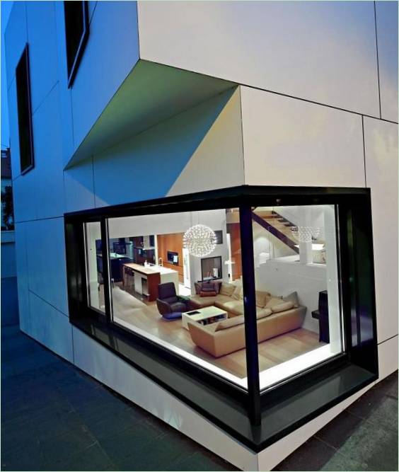 DVA Arhitekta's moderne huis met ongewoon design