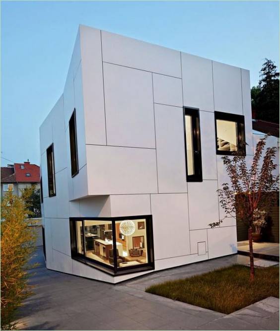 Het hedendaagse huisontwerp van DVA Arhitekta