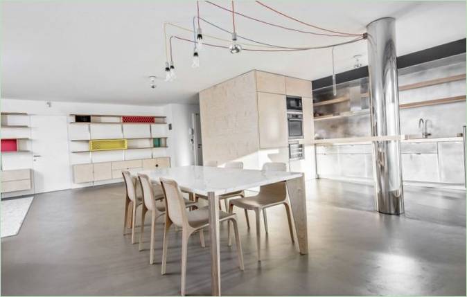 Een ontwerp voor een ongewoon huis voor een modern echtpaar in Lugano, Zwitserland