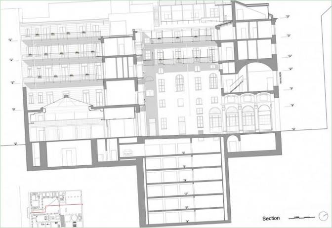 Het project Number 6 van Building Studio in Turijn