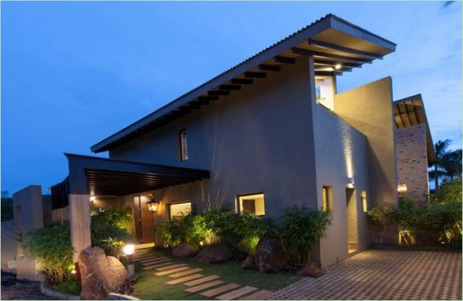 Luxe ontwerp van Monsoon Retreat Villa door Abraham John ARCHITECTS