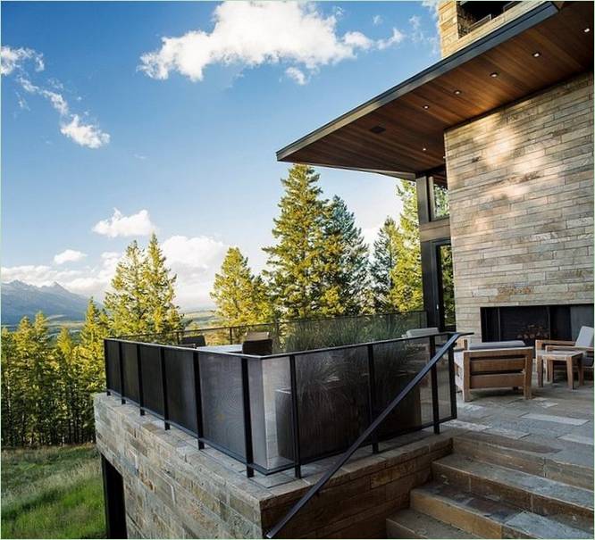 Wyoming Butte studioterras door Carney Logan Burke Architects