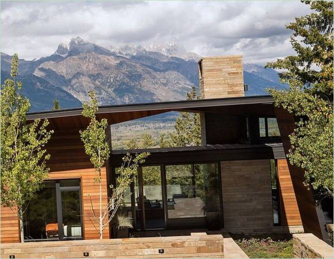 Wyoming Butte studio door Carney Logan Burke Architects