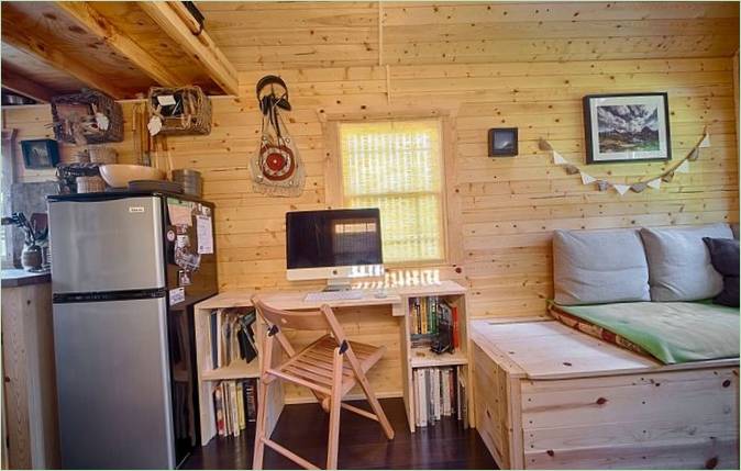 Werkkamer van mini camperaars