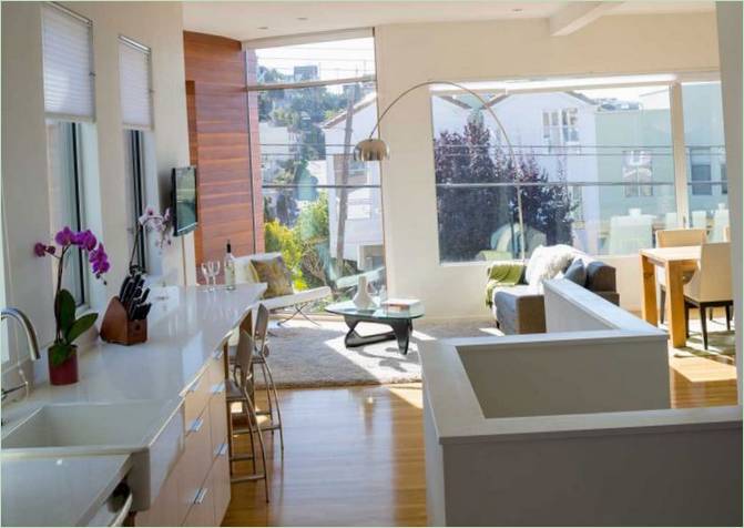 San Francisco gerenoveerde duplex - een project van Baran Studio