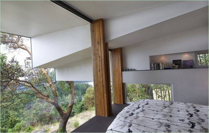 Hoofdslaapkamer met panoramisch raam