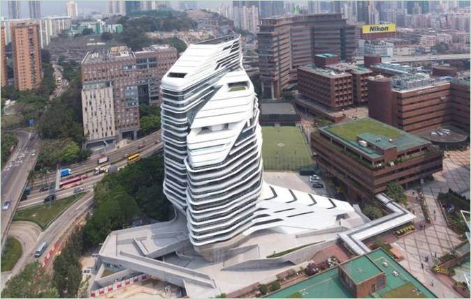 De Jockey Club Innovation Tower in Hong Kong