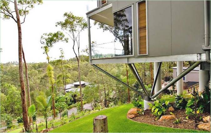 Indrukwekkend modern Treetops huis