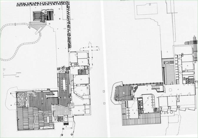 Villa Mairea plattegrond van Alvar Aalto