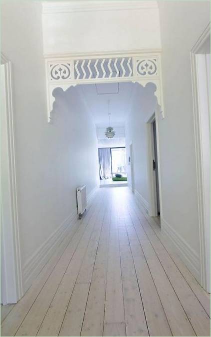 Melbourne huis hal - wit geeft de ruimte een lichtheid