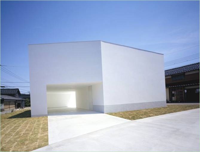 De White Cave House modern herenhuis in Japan