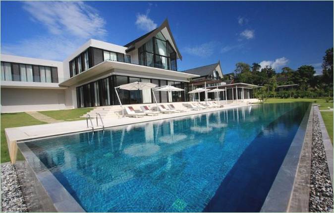 De meest luxueuze villa aan het strand in Thailand