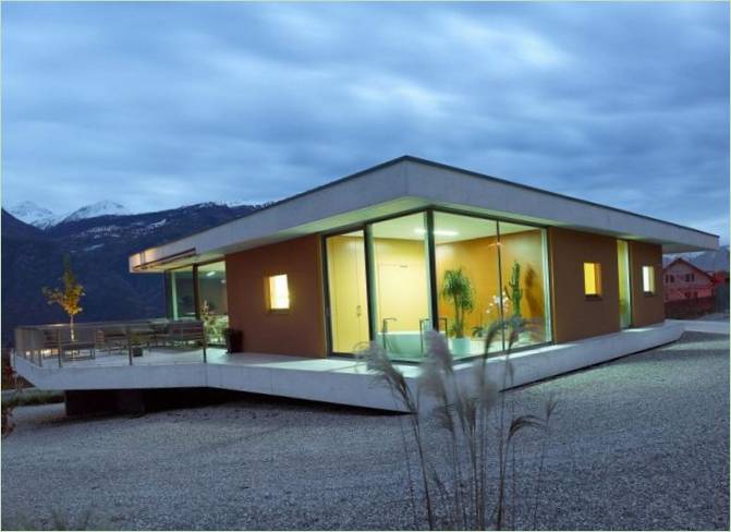 Ontwerp van het Magliocco-huis in Zwitserland