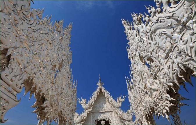 Witte tempel in Thailand