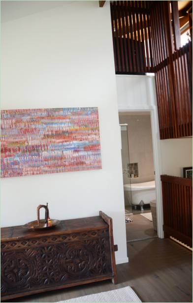 Een droomhuis bouwen in Brisbane, Australië: uitzicht op de badkamer