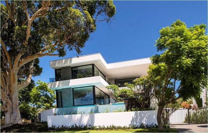 Het ontwerp van een moderne gezinswoning in Australië