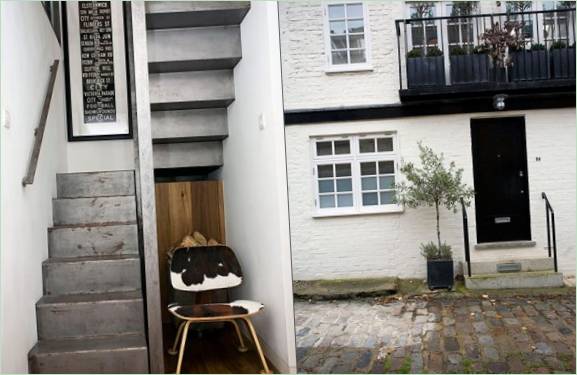 Trap en vooringang van het huis door Knott Architects in Camden