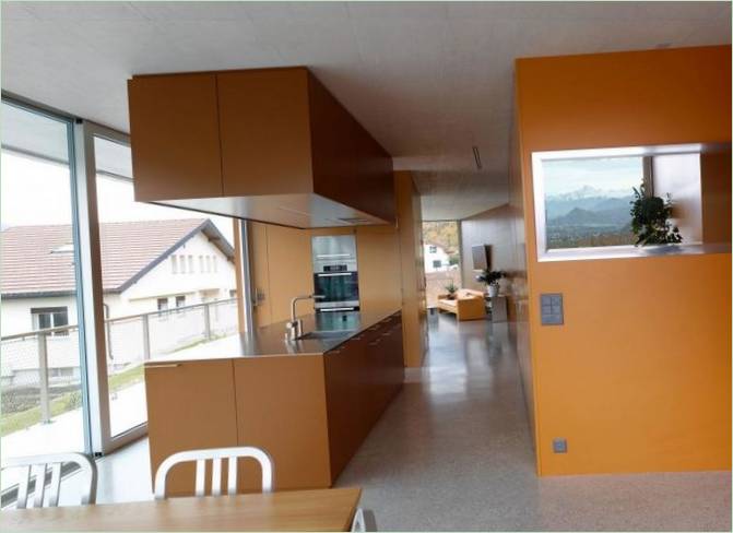 Keuken van een landhuis Magliocco Huis in Zwitserland