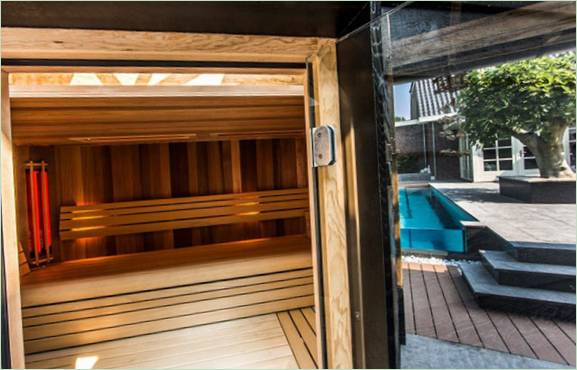 Toegang tot een sauna